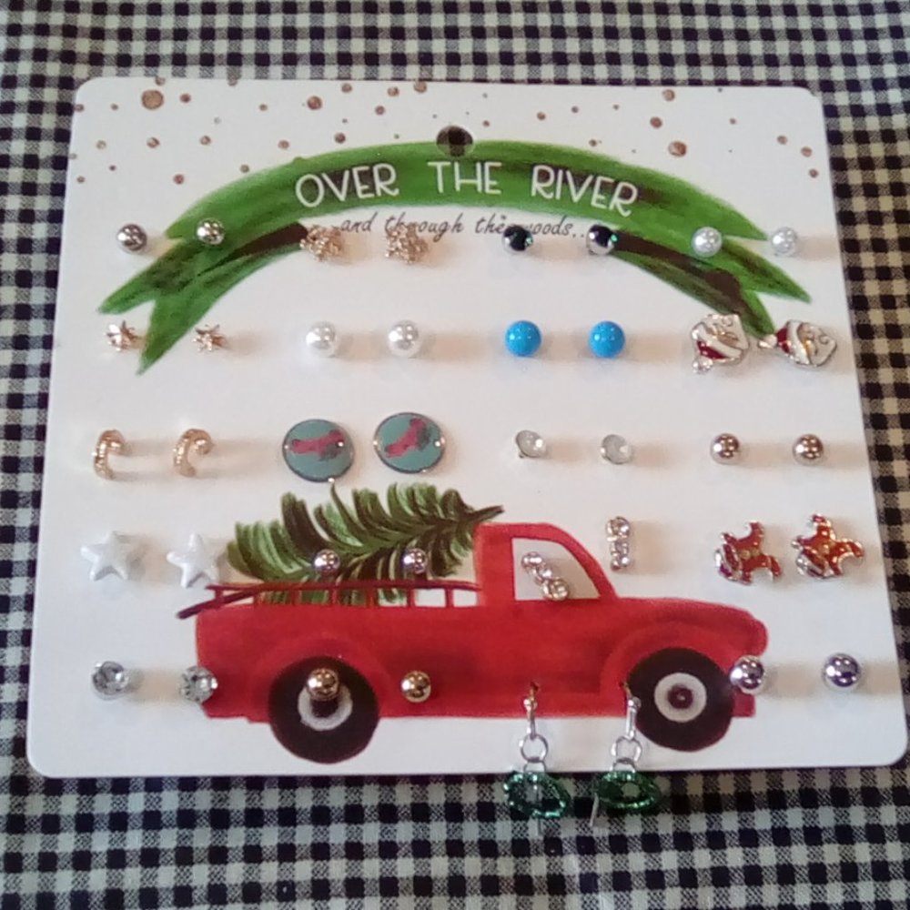 20-Piece Christmas Earring Set